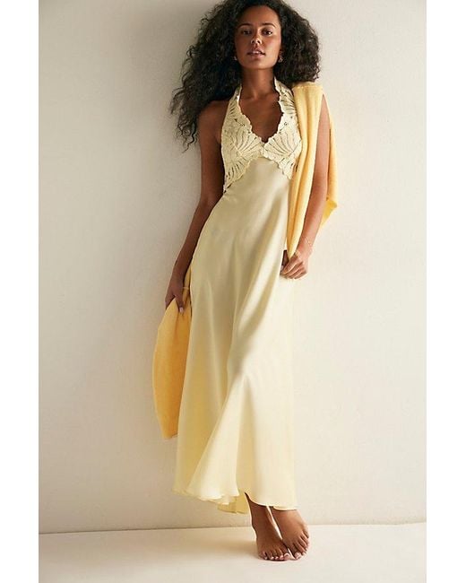 Intimately By Free People Multicolor Petal Party Midi Slip Dress By