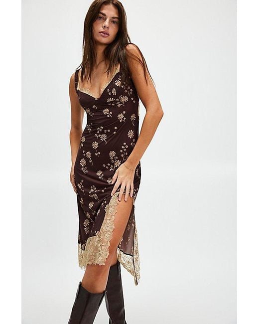 Intimately By Free People Multicolor Party Crasher Midi Slip