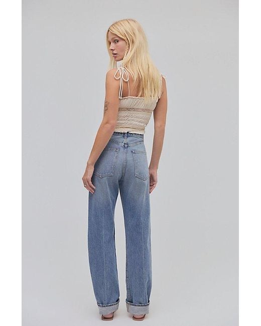 Agolde Blue 90S Long Jeans