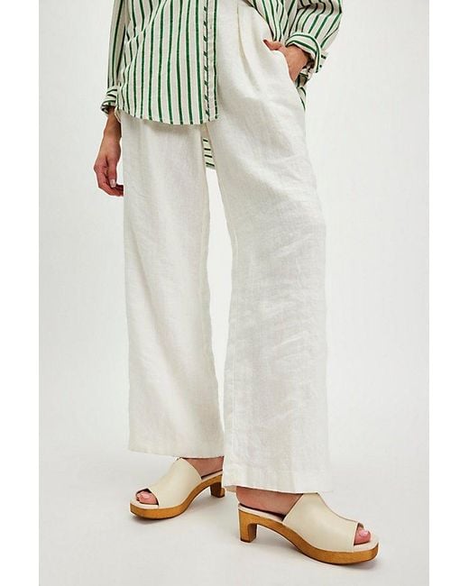 Kelsi Dagger Brooklyn White Ryan Clog Mules By