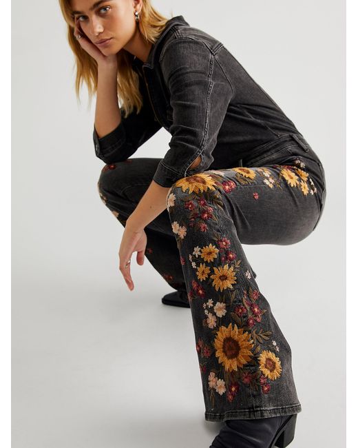 Free people hotsell sunflower jeans