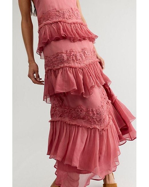 Nigel Preston Tiered Midi Dress