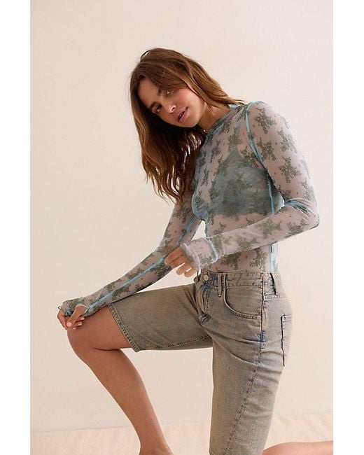 Intimately By Free People Gray Lady Lux Layering Top By