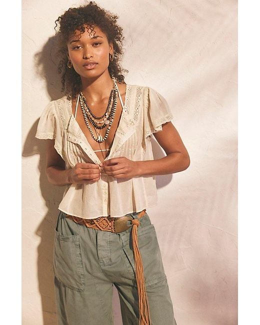 Free People Natural Monica Top