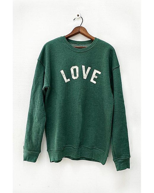 Free People Green Hatch General Store Unisex Distressed Graphic Love