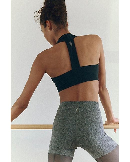Fp Movement Gray Don'T Let Go Sports Bra