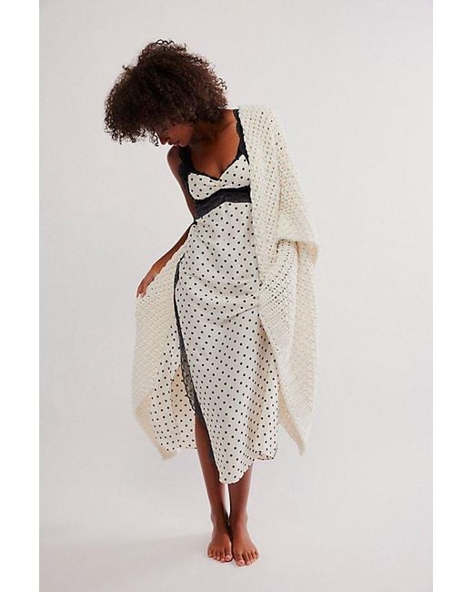 Intimately By Free People White Just Dreamy Maxi Slip By