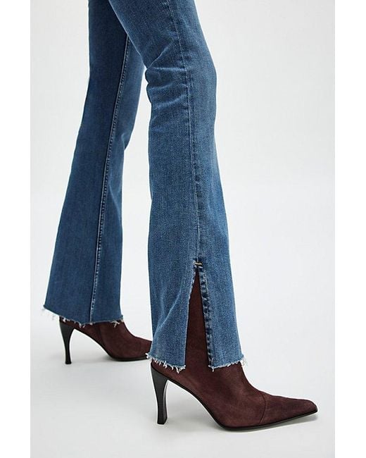 Jeffrey Campbell Blue Sweet Talker Snip Toe Boots Shoe By