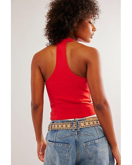 Free People Jessie Top in Red Lyst Free People Jessie Top in Red Lyst