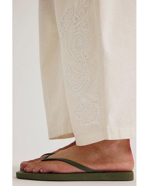 Sleeper Natural Tapered Flip Flops