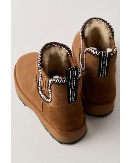 EMU Brown Emu Higgie Boots By