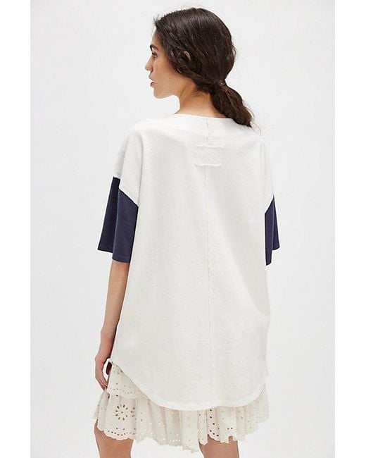 Free People Multicolor Homerun Tee
