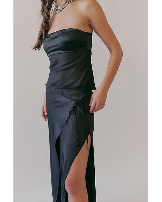 Ownley Black Ricky Maxi Skirt Set
