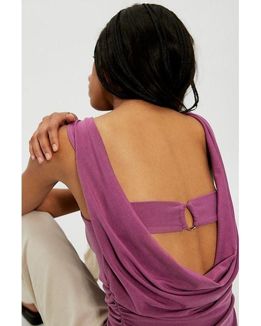 Free People Purple Double Take Tank Top