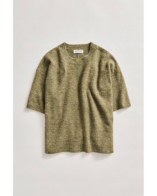 Free People Green Margot Softspun Sweater Tee