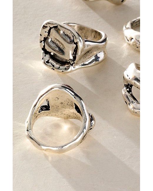 Free People Natural Ring Ring Set