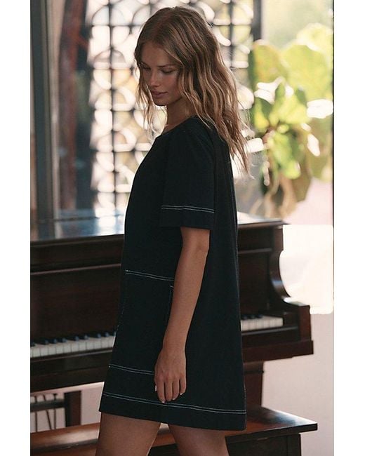 free-est Black Strada Mini Dress By