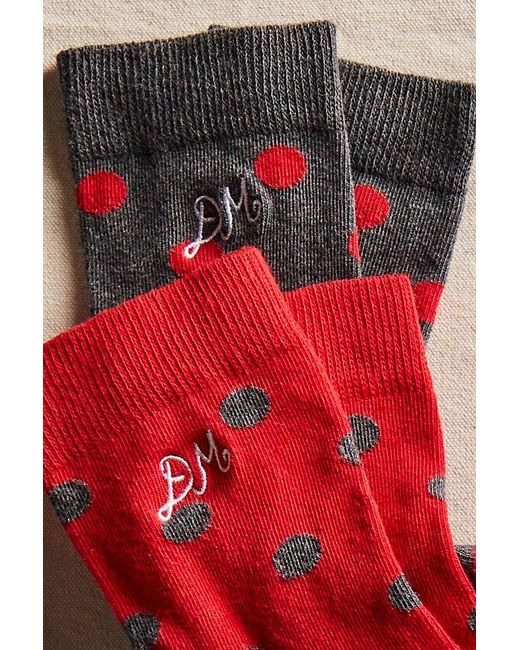 Damson Madder Red 2 Pack Socks