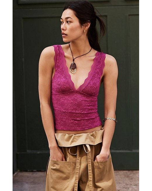 Intimately By Free People Black Loved You First Lace Cami By