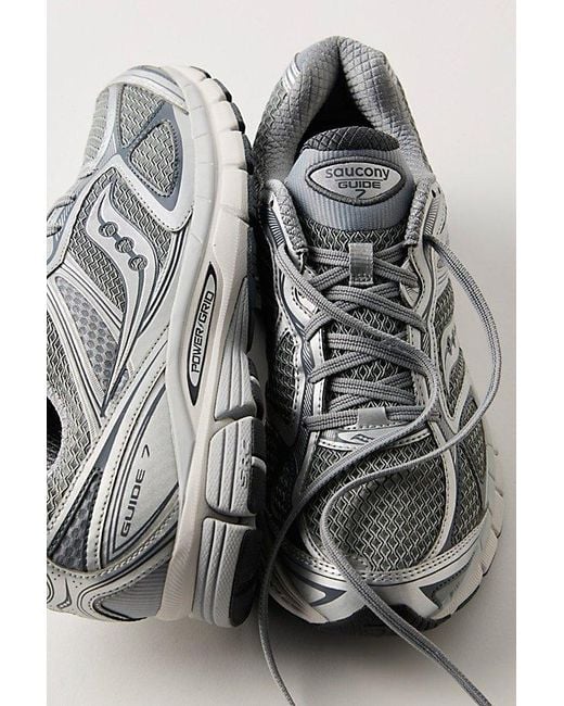 Saucony Gray Progrid Guide 7 Sneakers