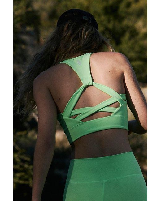 Free People Green Never Better Synergy Bra
