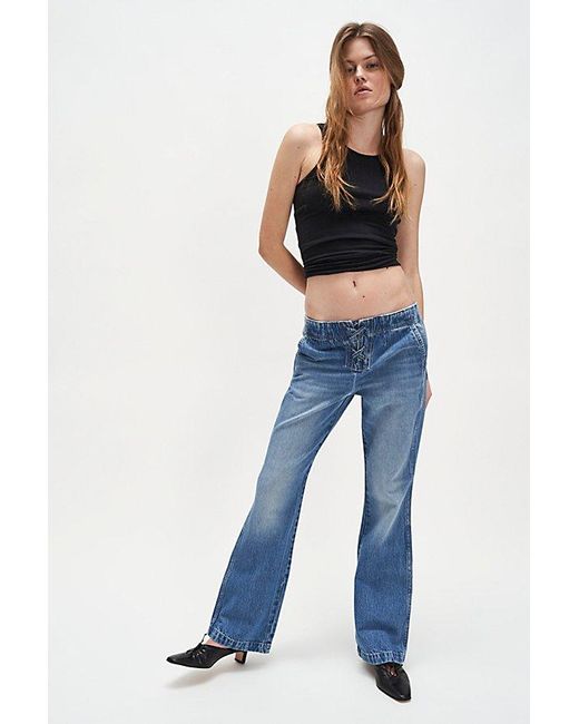 Wrangler Blue The Front Bootcut Jeans
