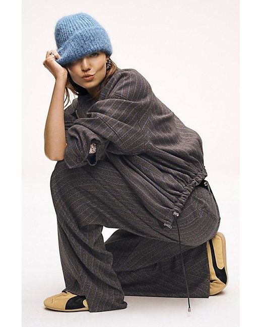 Free People Blue Frostline Beanie