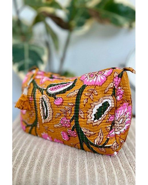 Be Deva Gray Kela Cosmetic Bag