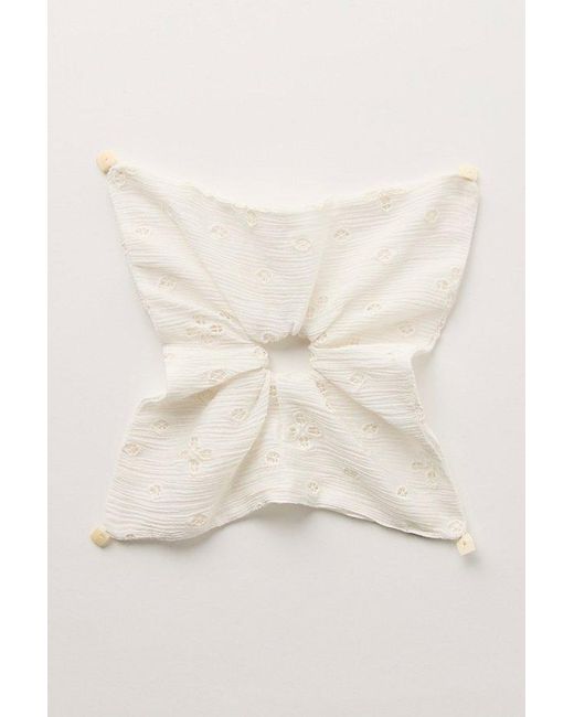 Free People Brown Atalia Square Scrunchie