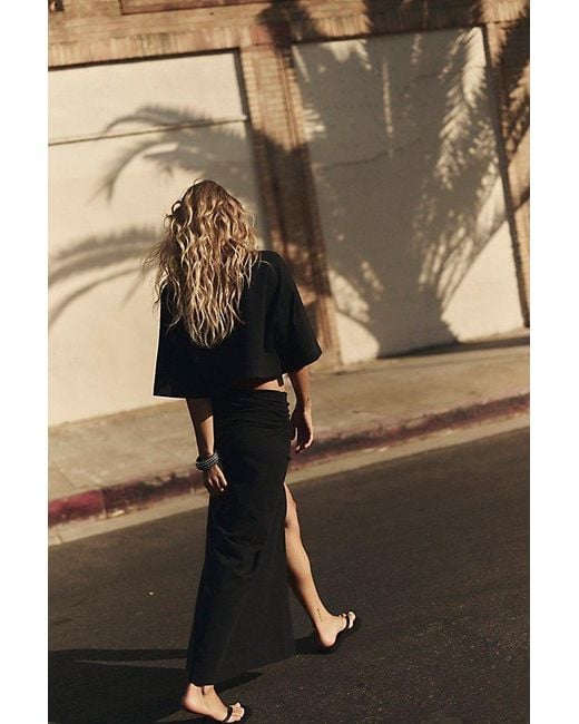 free-est Black Clara Skirt Set By
