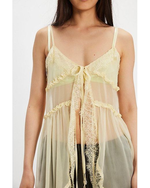 Nigel Preston Yellow Selena Midi Top