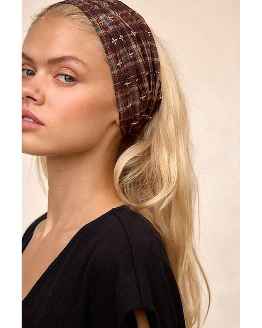 Free People Brown Kaia Soft Headband