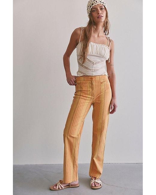 Free People Multicolor Penelope Striped Pant