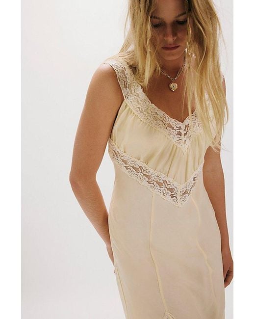 Spell Natural Vina Lace Slip Maxi Dress