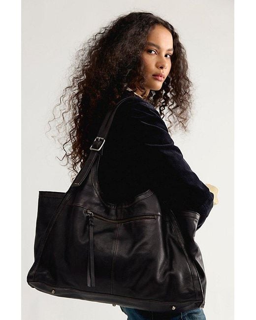 Free People Black We The Free Emery Winged Tote Bag