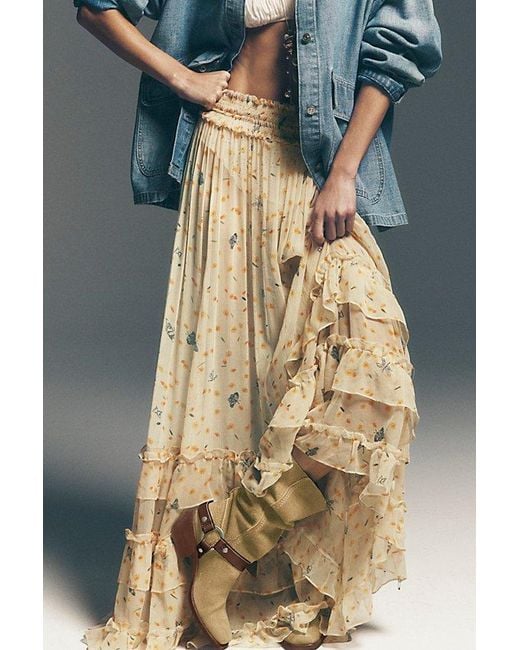 Free People Morning Mist Maxi Set in Gray | Lyst