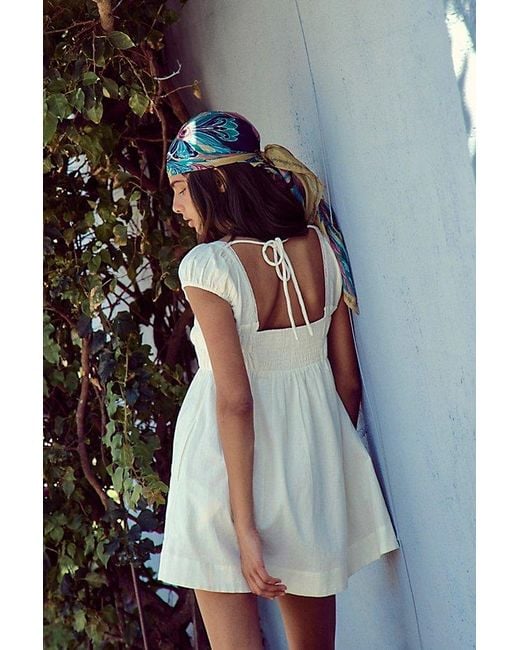 Free People Multicolor Nina Babydoll Mini Dress