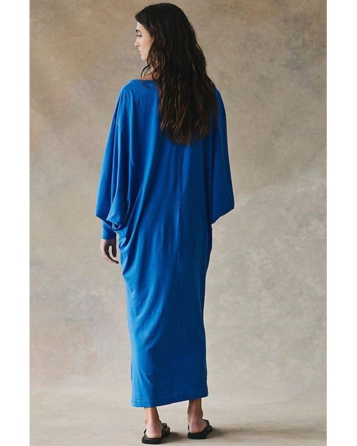 free-est Blue Lifestyle Maxi Dress By