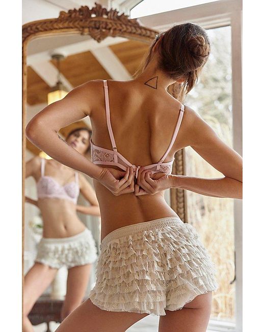 Free People Multicolor Feeling For Lace Shorties