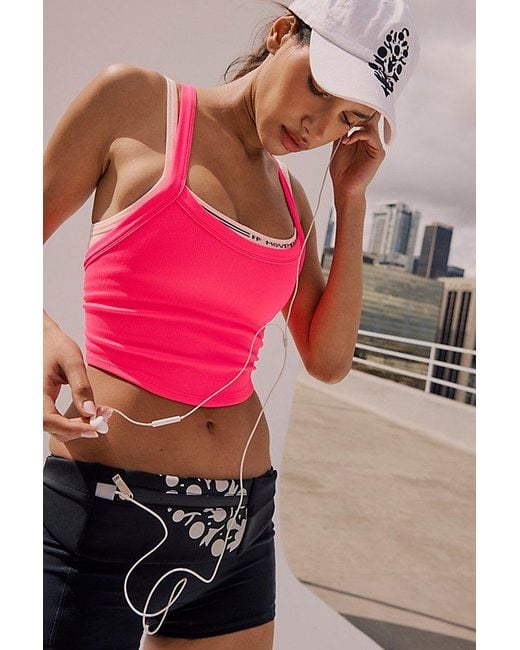 Fp Movement Pink All Clear Solid Cami