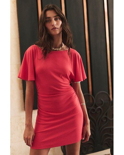 free-est Red Prima Tee Mini Dress By