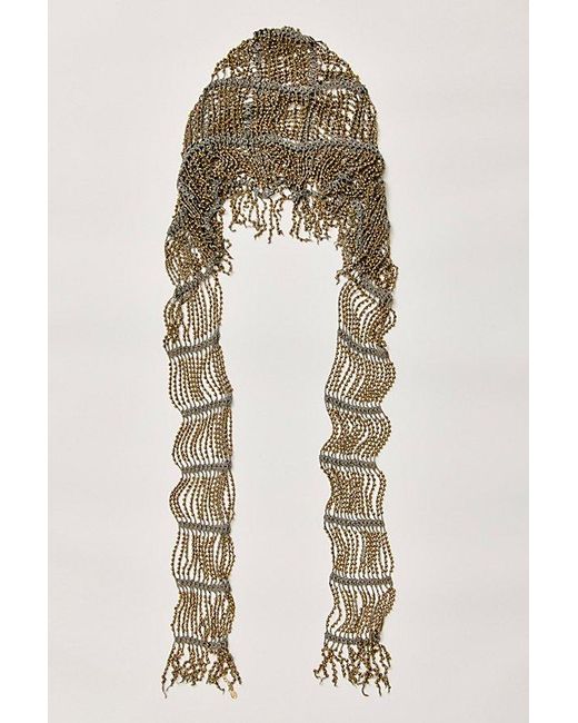 Free People White Little Dancer Hair Scarf