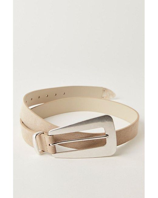 Free People Natural Patcha Suede Belt