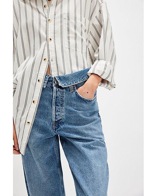 Agolde Blue Echo Taper Jeans