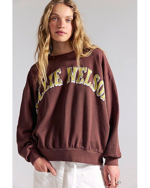 Daydreamer Multicolor Willie Nelson Oversized Pullover
