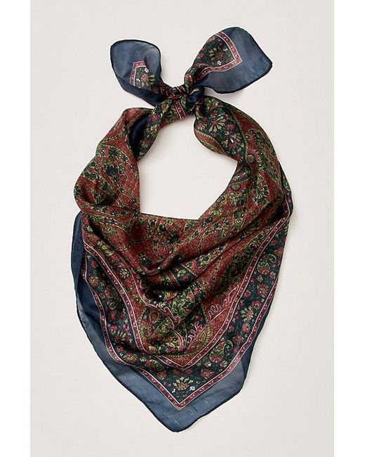 Free People Multicolor So Silk Printed Bandana