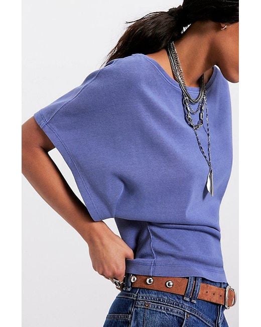 Free People Blue My Element Tee