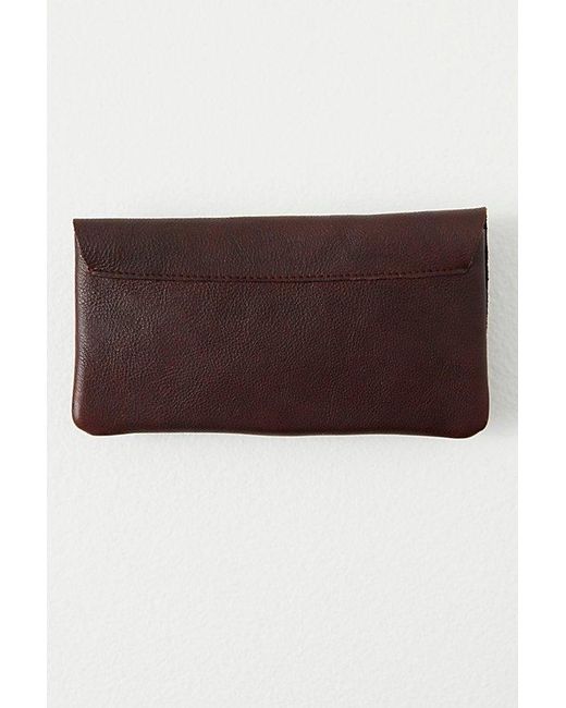 Free People Brown Pulito Leather Wallet
