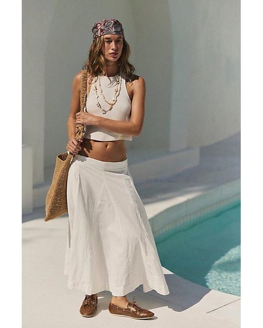free-est Green Margaux Midi Circle Skirt By