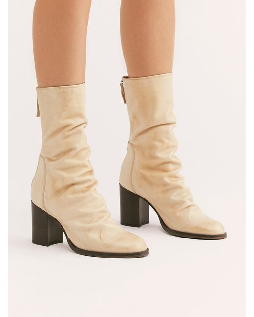 free people elle block heel boot